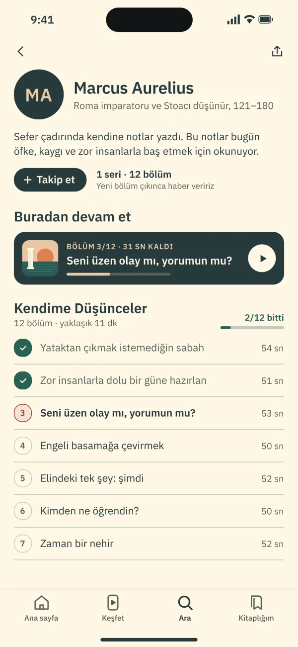 Yazar sayfası: yazar hakkında kısa bilgi ve serileri