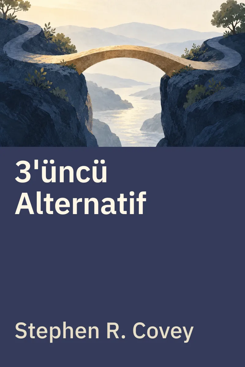 3'üncü Alternatif — Stephen R. Covey özgün kitap illüstrasyonu