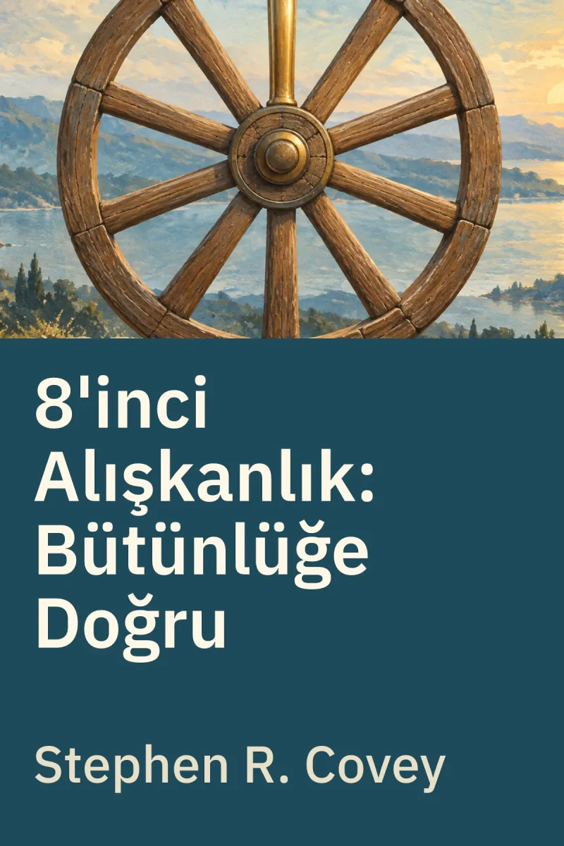 8'inci Alışkanlık: Bütünlüğe Doğru — Stephen R. Covey özgün kitap illüstrasyonu