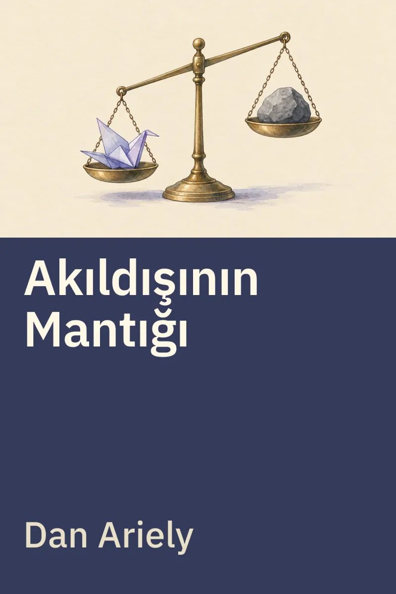 Akıldışının Mantığı — Dan Ariely özgün kitap illüstrasyonu