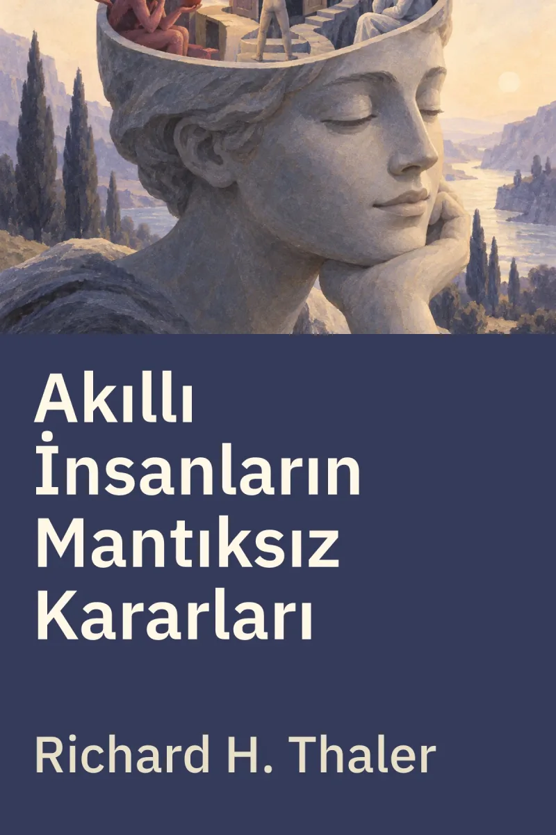 Akıllı İnsanların Mantıksız Kararları — Richard H. Thaler özgün kitap illüstrasyonu