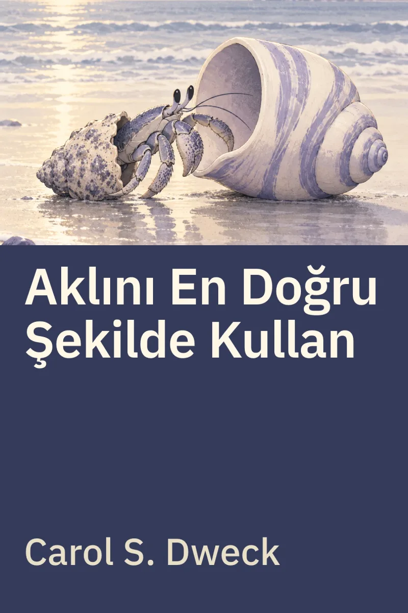 Aklını En Doğru Şekilde Kullan — Carol S. Dweck özgün kitap illüstrasyonu