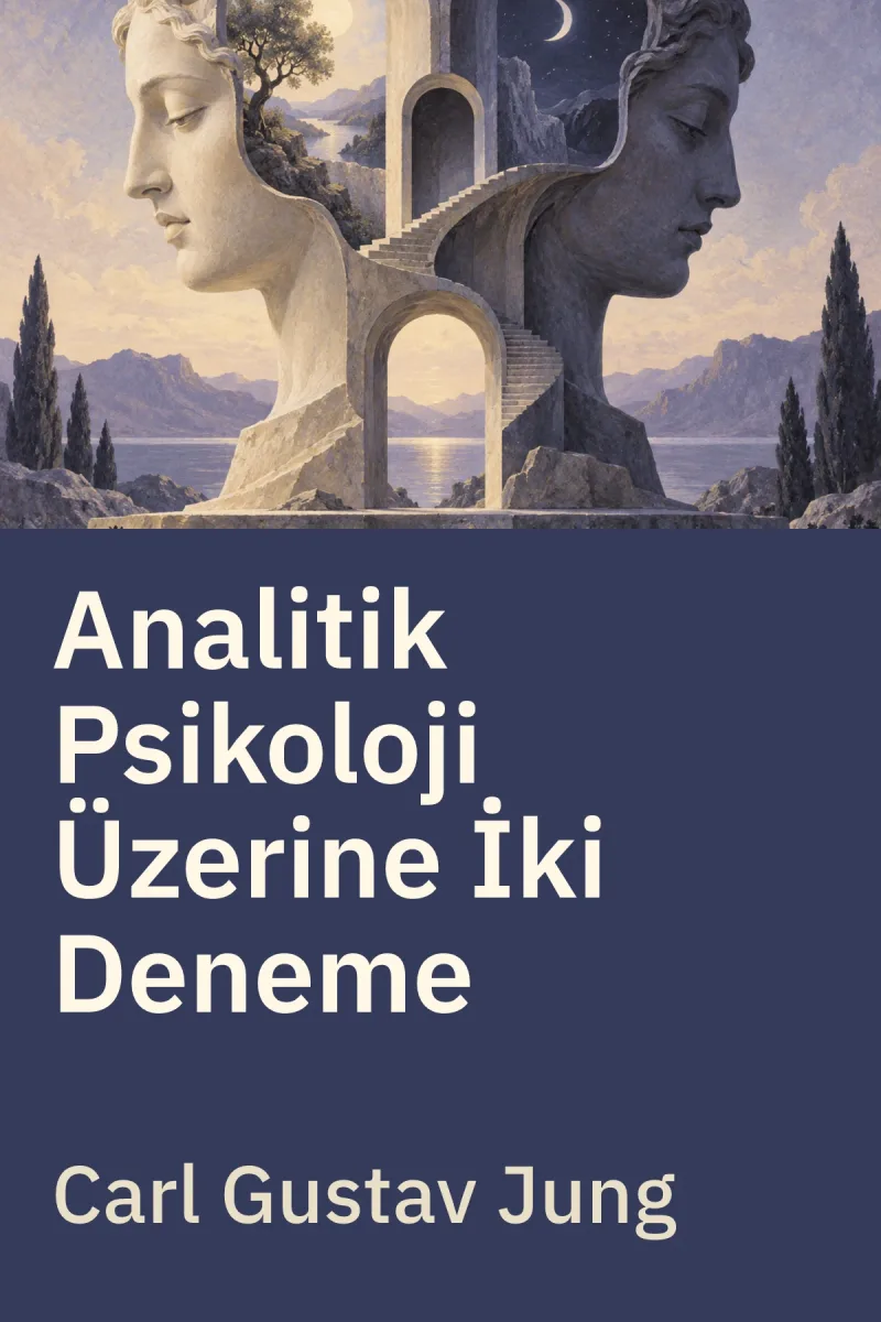Analitik Psikoloji Üzerine İki Deneme — Carl Gustav Jung özgün kitap illüstrasyonu