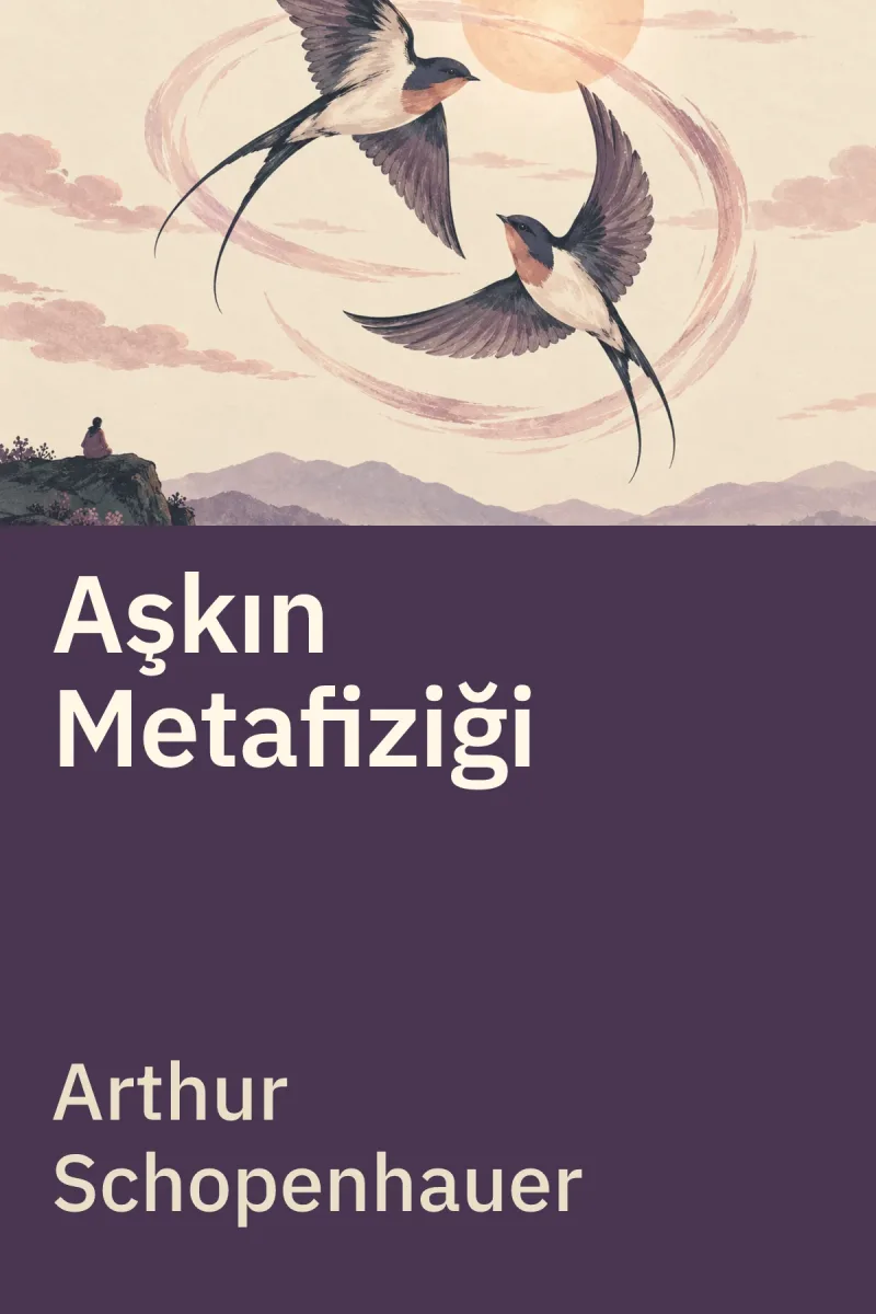 Aşkın Metafiziği — Arthur Schopenhauer özgün kitap illüstrasyonu