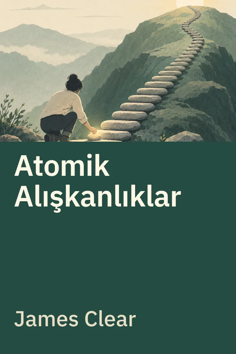 Atomik Alışkanlıklar — James Clear özgün kitap illüstrasyonu