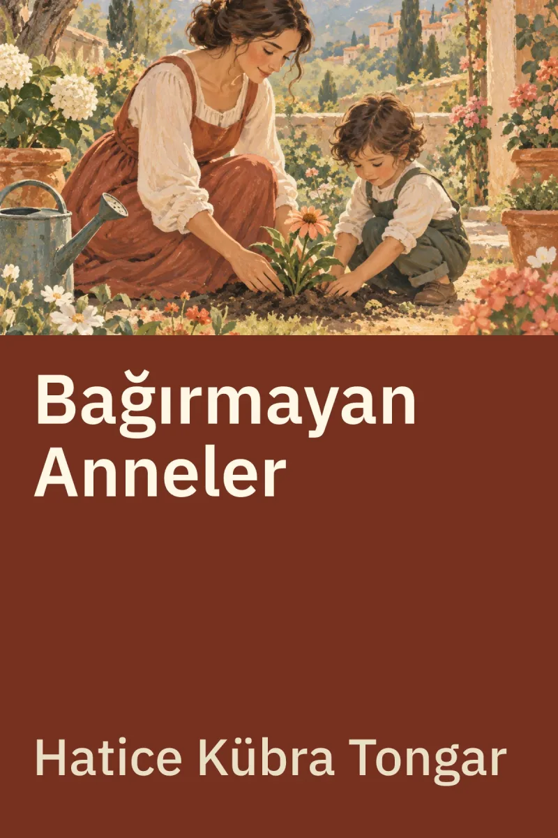 Bağırmayan Anneler — Hatice Kübra Tongar özgün kitap illüstrasyonu