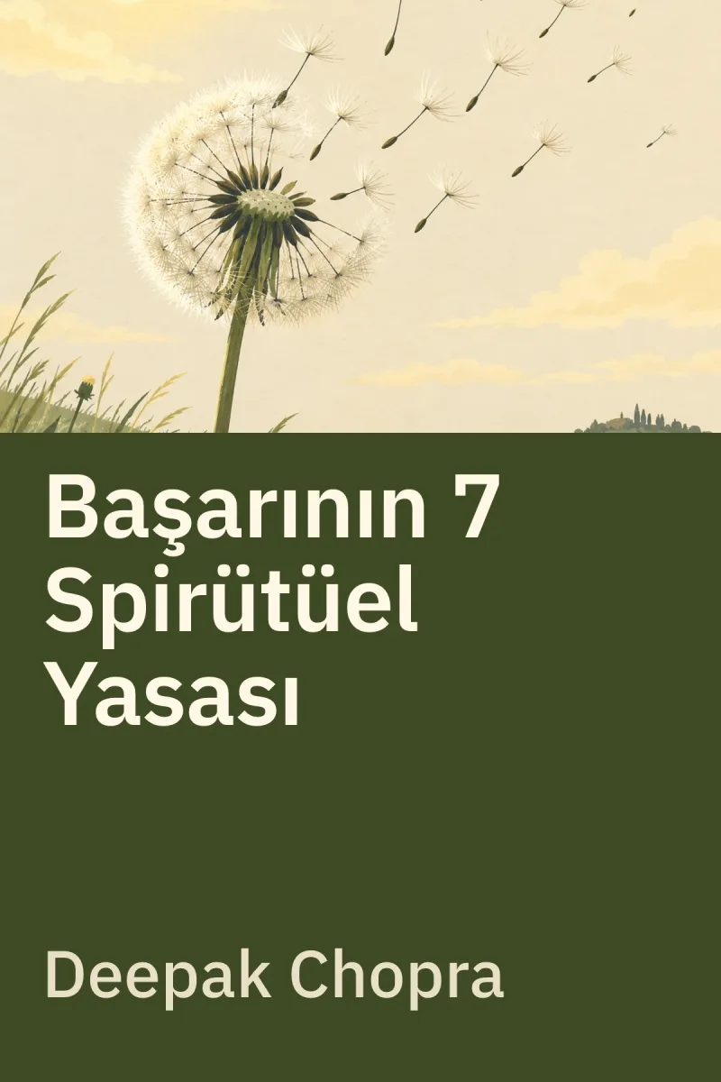 Başarının 7 Spirütüel Yasası — Deepak Chopra özgün kitap illüstrasyonu