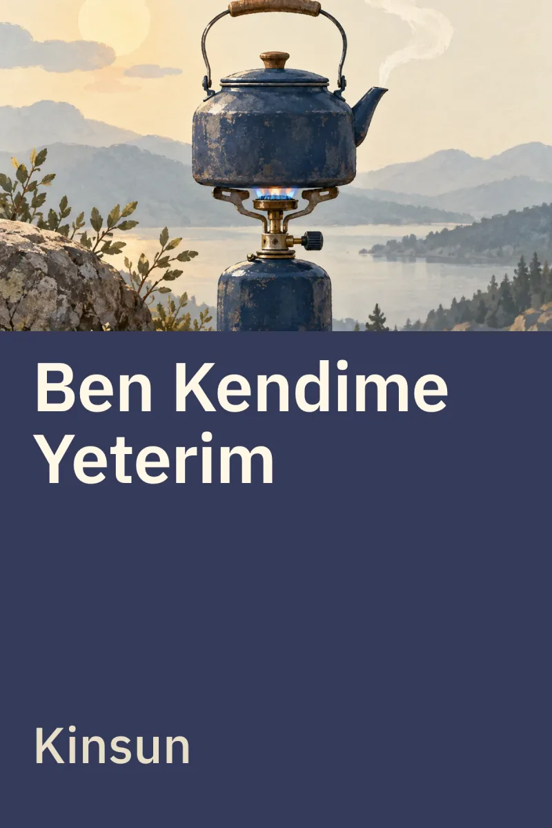 Ben Kendime Yeterim — Kinsun özgün kitap illüstrasyonu