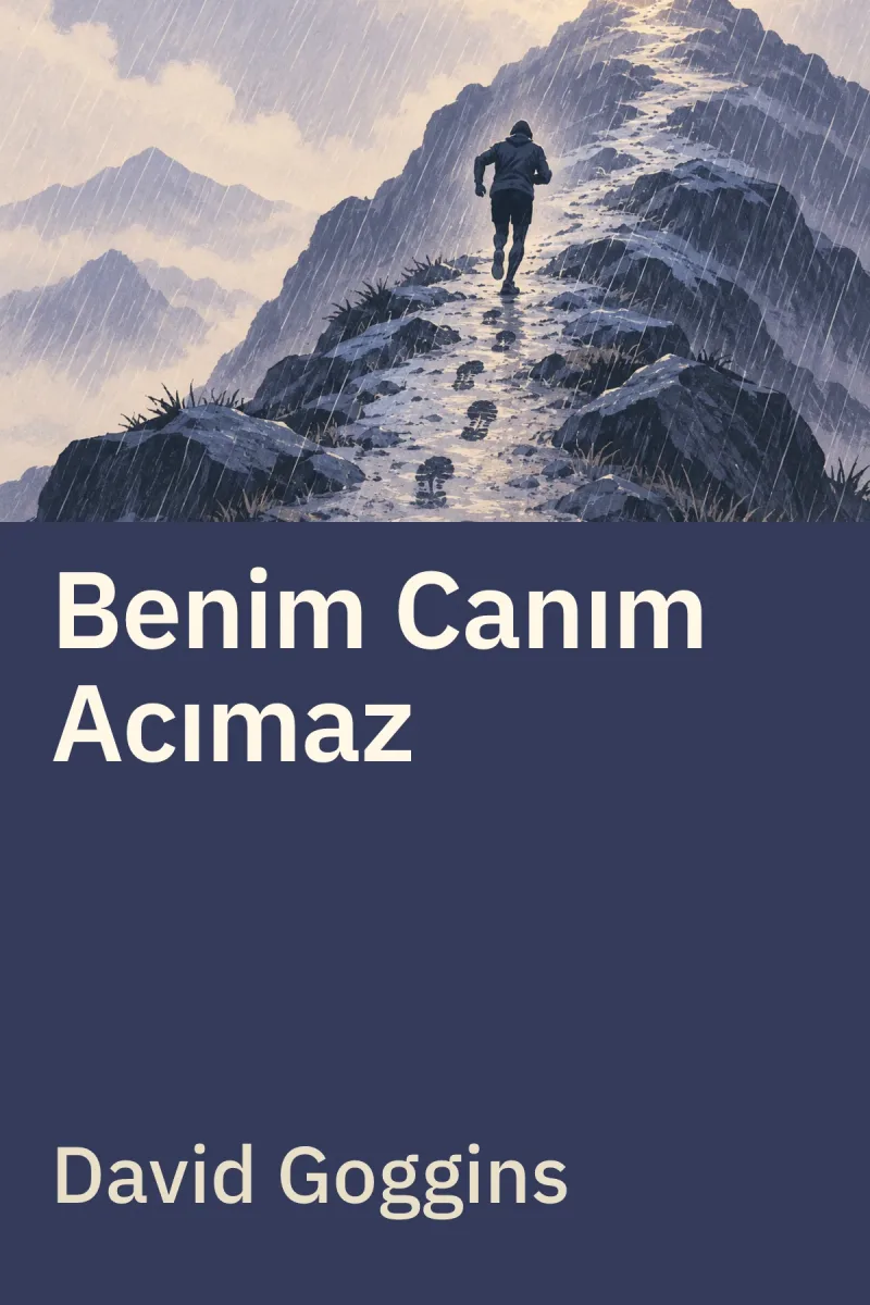 Benim Canım Acımaz — David Goggins özgün kitap illüstrasyonu