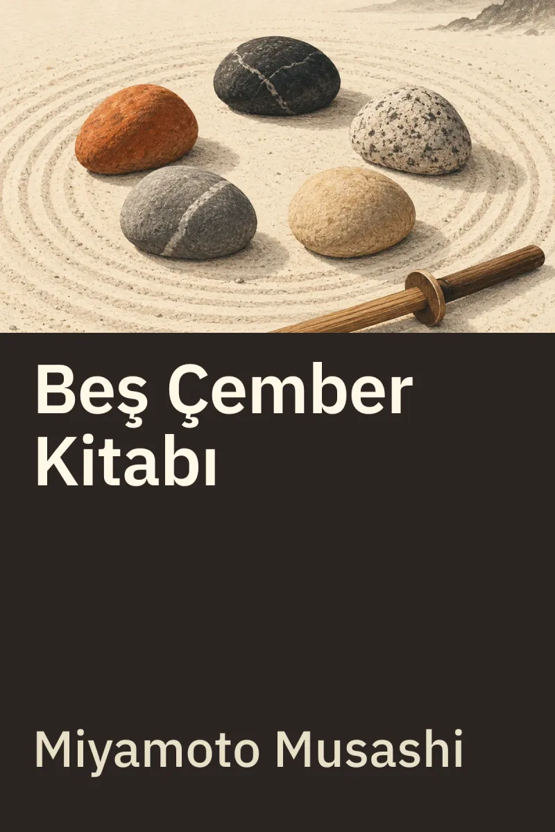 Beş Çember Kitabı — Miyamoto Musashi özgün kitap illüstrasyonu