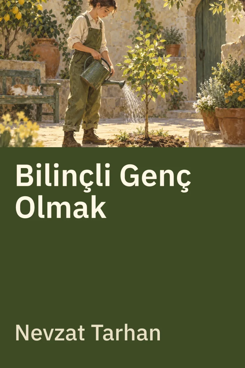 Bilinçli Genç Olmak — Nevzat Tarhan özgün kitap illüstrasyonu