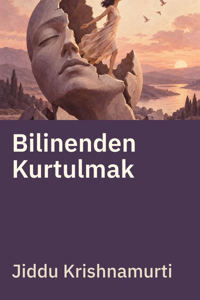Bilinenden Kurtulmak — Jiddu Krishnamurti özgün kitap illüstrasyonu
