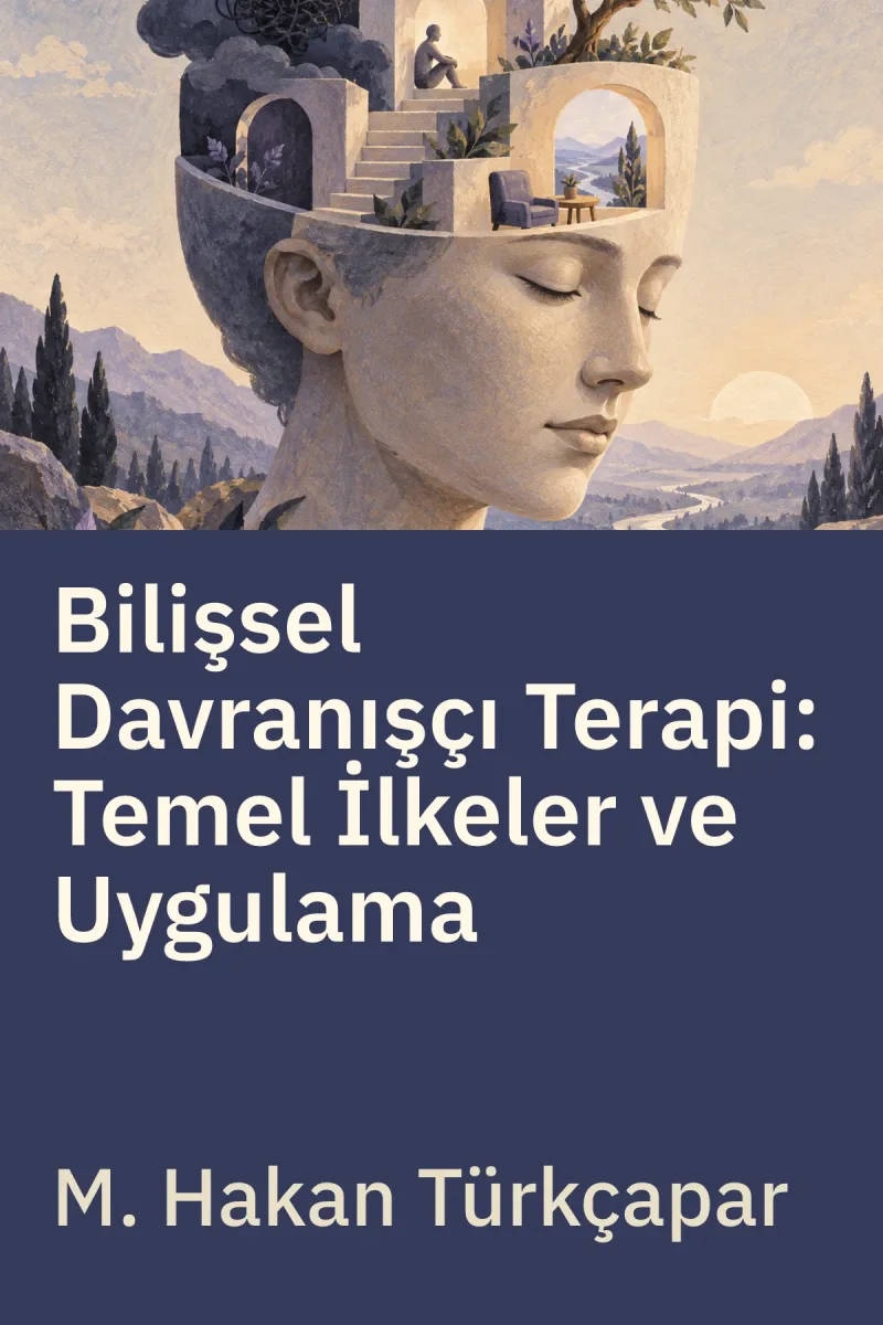 Bilişsel Davranışçı Terapi: Temel İlkeler ve Uygulama — M. Hakan Türkçapar özgün kitap illüstrasyonu
