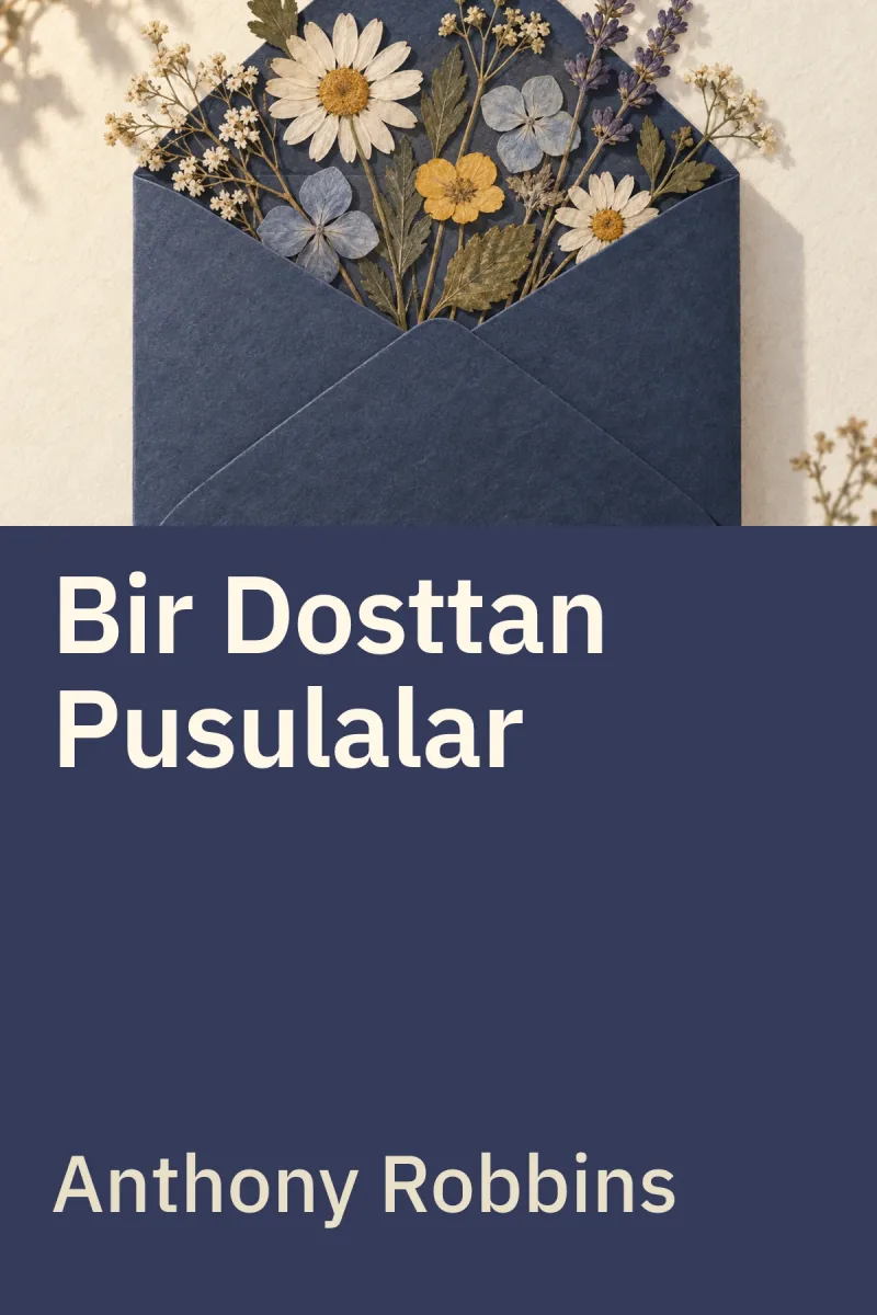 Bir Dosttan Pusulalar — Anthony Robbins özgün kitap illüstrasyonu
