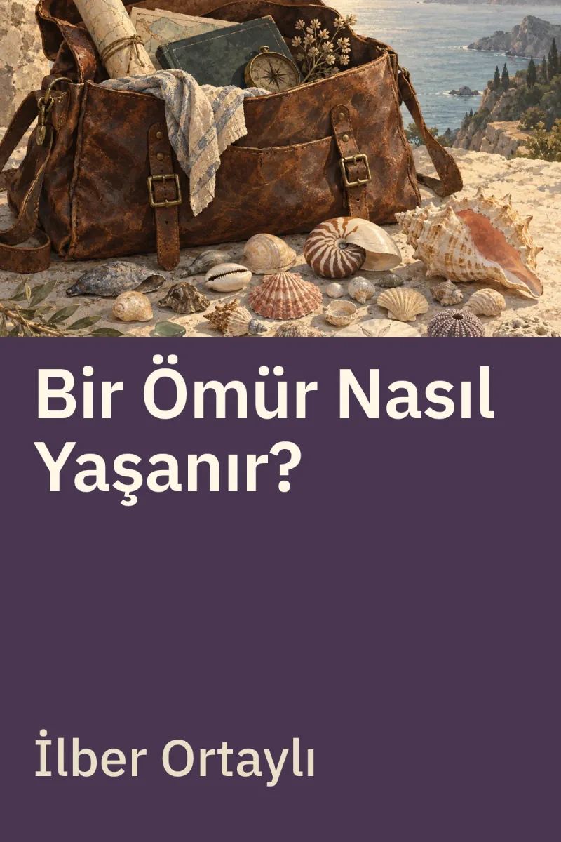 Bir Ömür Nasıl Yaşanır? — İlber Ortaylı özgün kitap illüstrasyonu