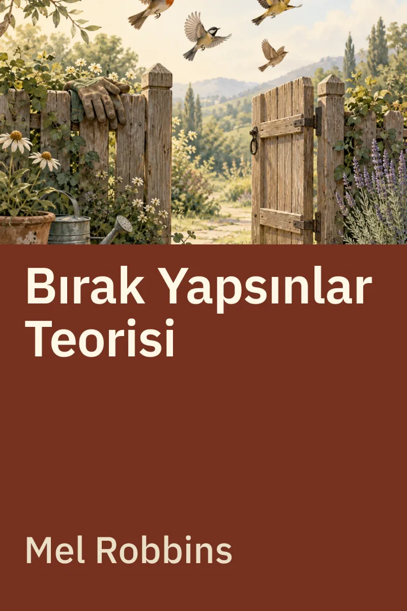 Bırak Yapsınlar Teorisi - Milyonlarca İnsanın Hayatını Değiştiren O Yöntem — Mel Robbins özgün kitap illüstrasyonu