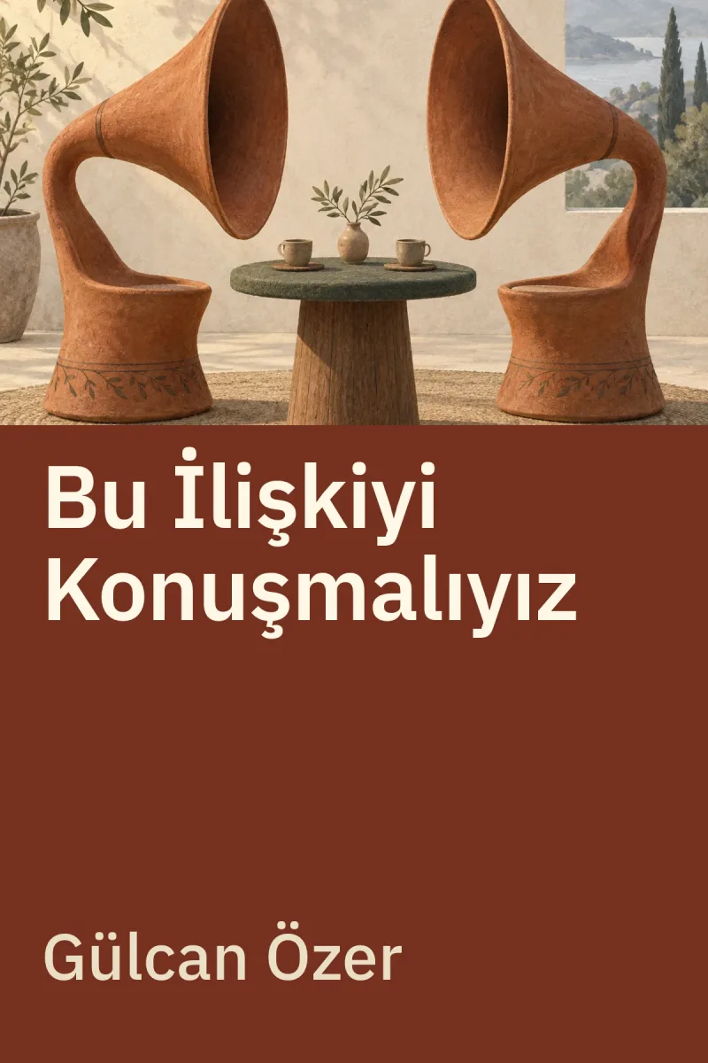 Bu İlişkiyi Konuşmalıyız - Aşk Evlilik Hakikat Flört Cinsellik Sadakat Narsistler Güçsüzler — Gülcan Özer özgün kitap illüstrasyonu