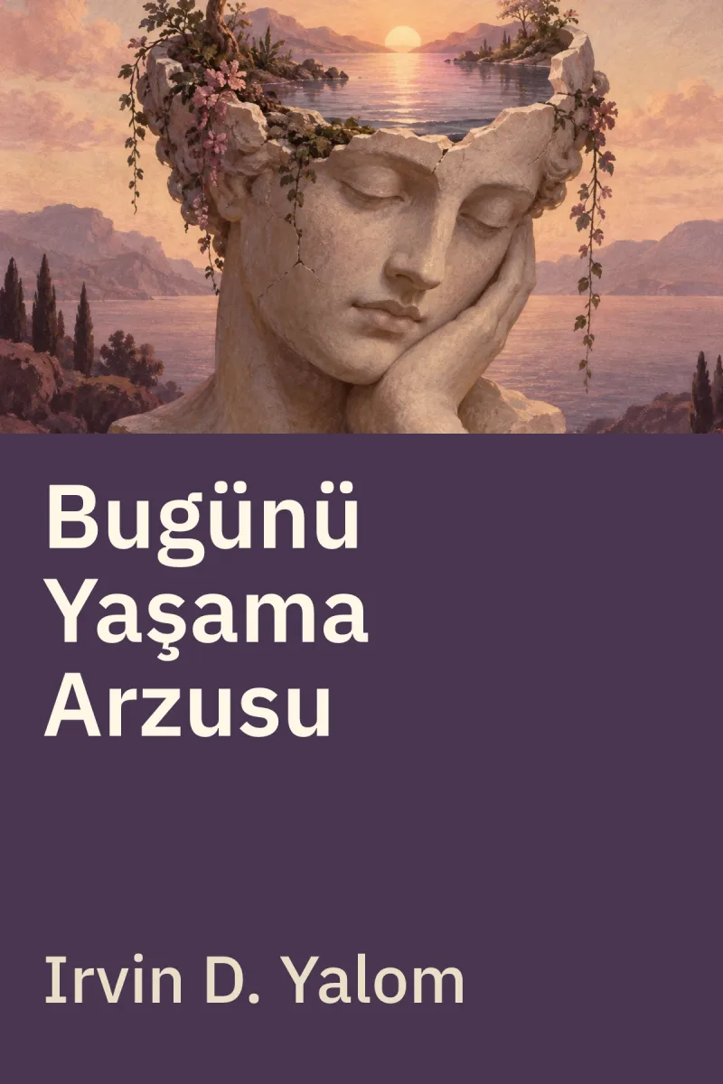 Bugünü Yaşama Arzusu — Irvin D. Yalom özgün kitap illüstrasyonu
