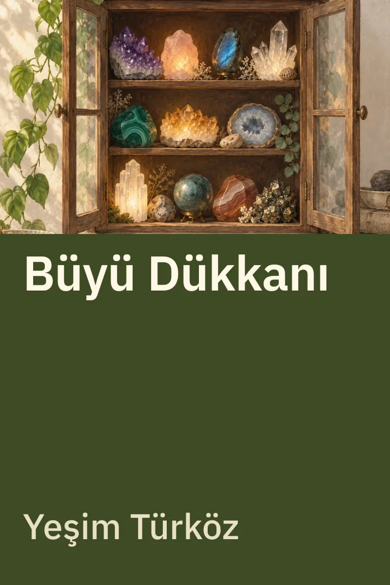 Büyü Dükkanı — Yeşim Türköz özgün kitap illüstrasyonu