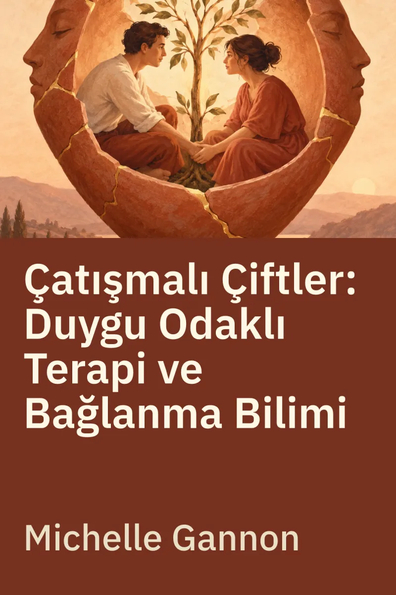 Çatışmalı Çiftler: Duygu Odaklı Terapi ve Bağlanma Bilimi ile Kalıcı Bir Bağ Kurma — Michelle Gannon özgün kitap illüstrasyonu