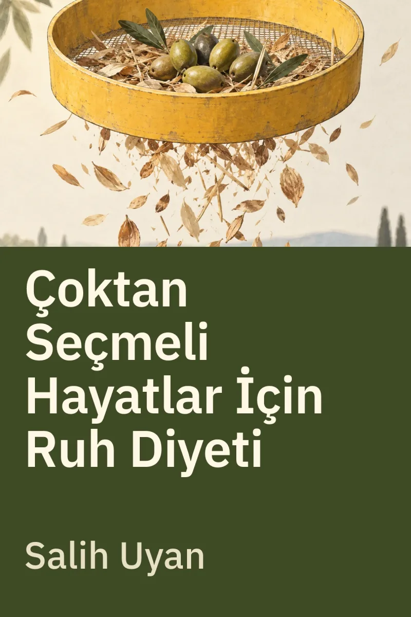 Çoktan Seçmeli Hayatlar İçin Ruh Diyeti — Salih Uyan özgün kitap illüstrasyonu