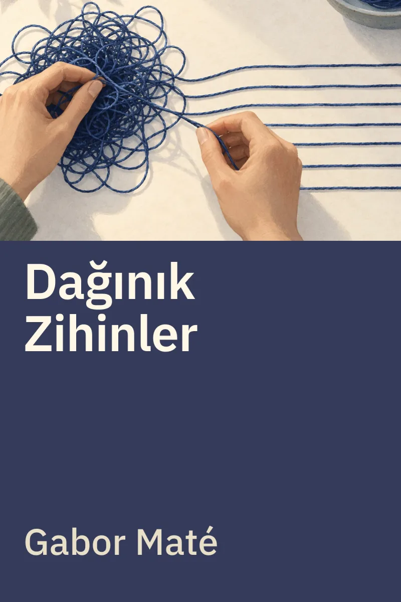 Dağınık Zihinler — Gabor Maté özgün kitap illüstrasyonu