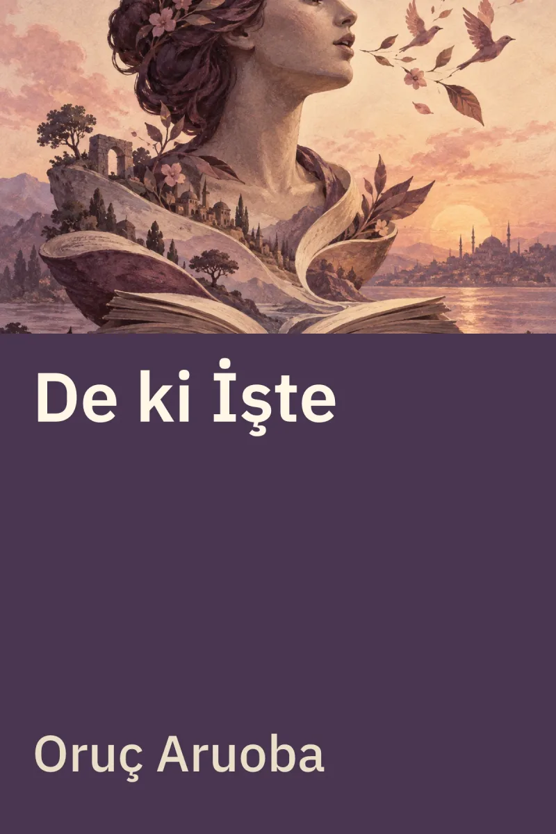 De ki İşte — Oruç Aruoba özgün kitap illüstrasyonu