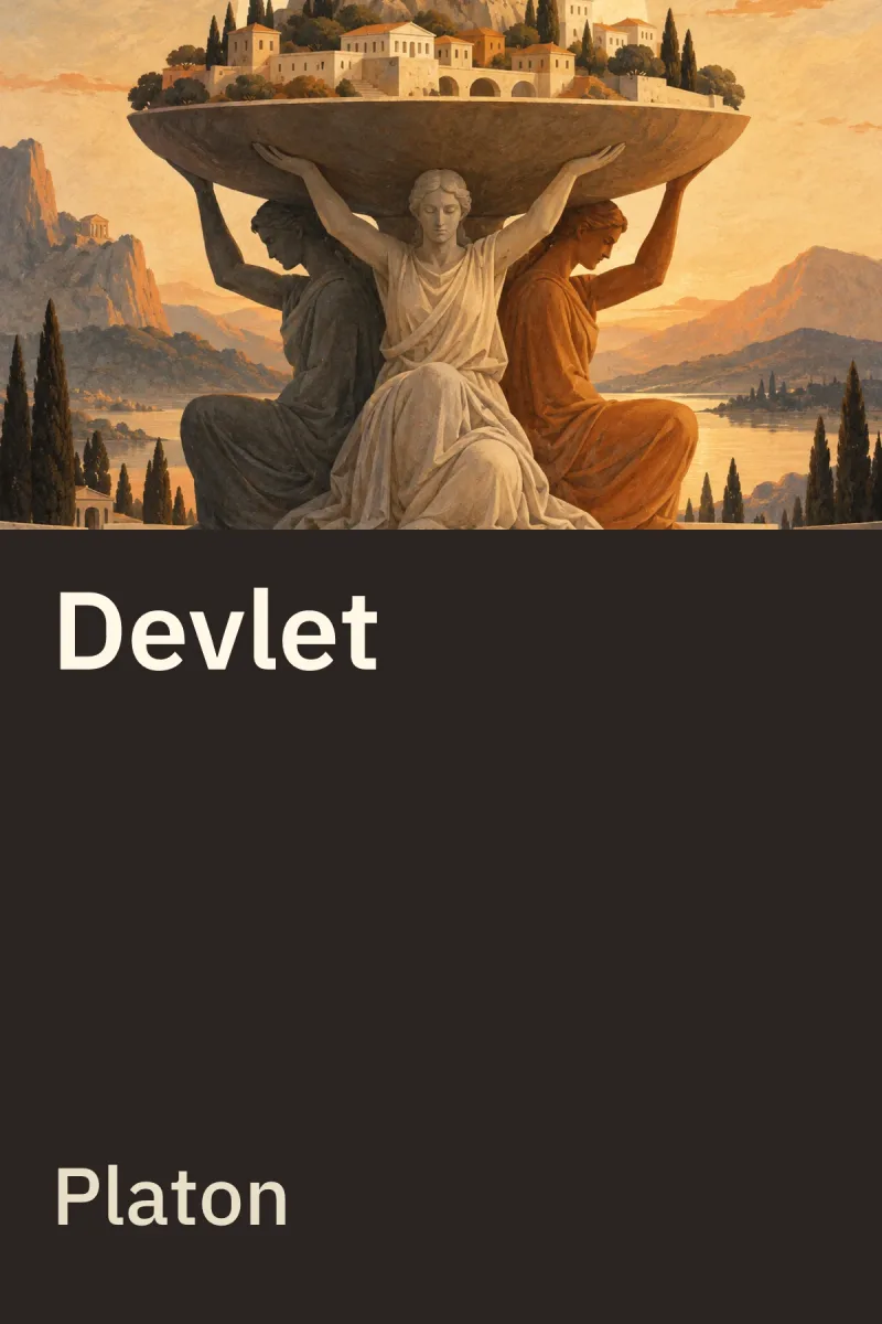 Devlet — Platon özgün kitap illüstrasyonu
