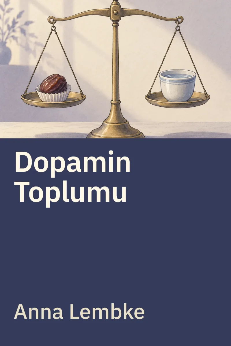 Dopamin Toplumu — Anna Lembke özgün kitap illüstrasyonu