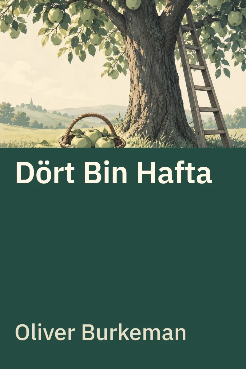 Dört Bin Hafta — Oliver Burkeman özgün kitap illüstrasyonu