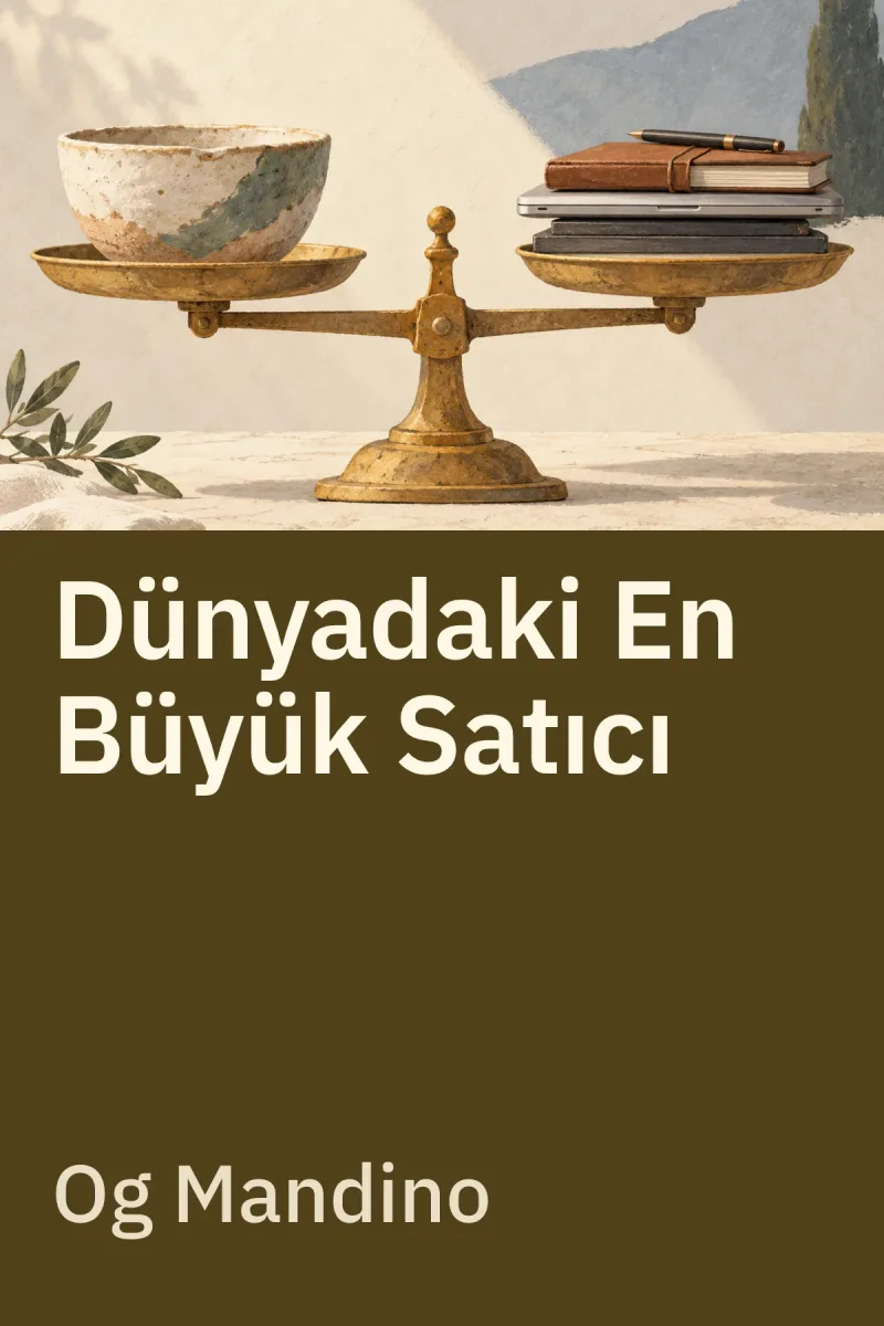 Dünyadaki En Büyük Satıcı — Og Mandino özgün kitap illüstrasyonu