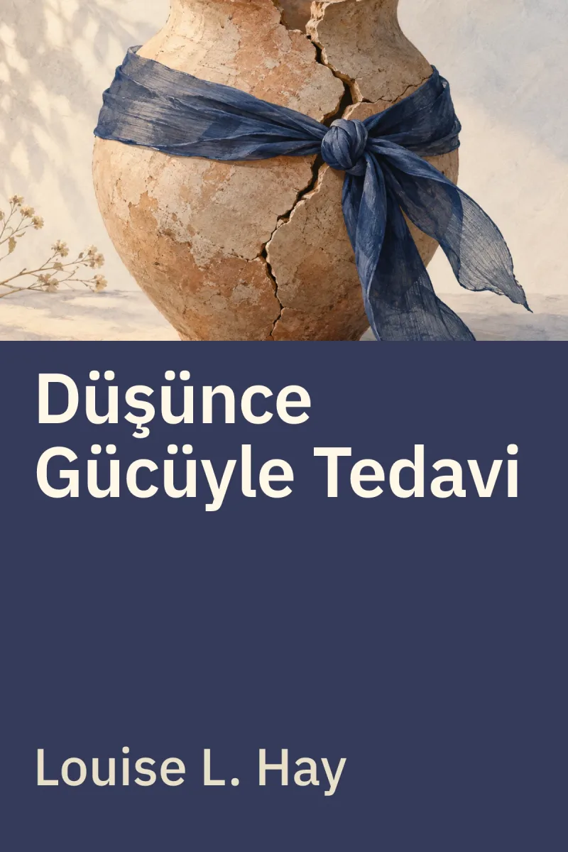 Düşünce Gücüyle Tedavi — Louise L. Hay özgün kitap illüstrasyonu