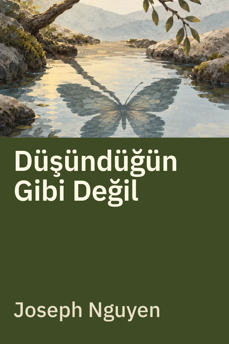 Düşündüğün Gibi Değil — Joseph Nguyen özgün kitap illüstrasyonu