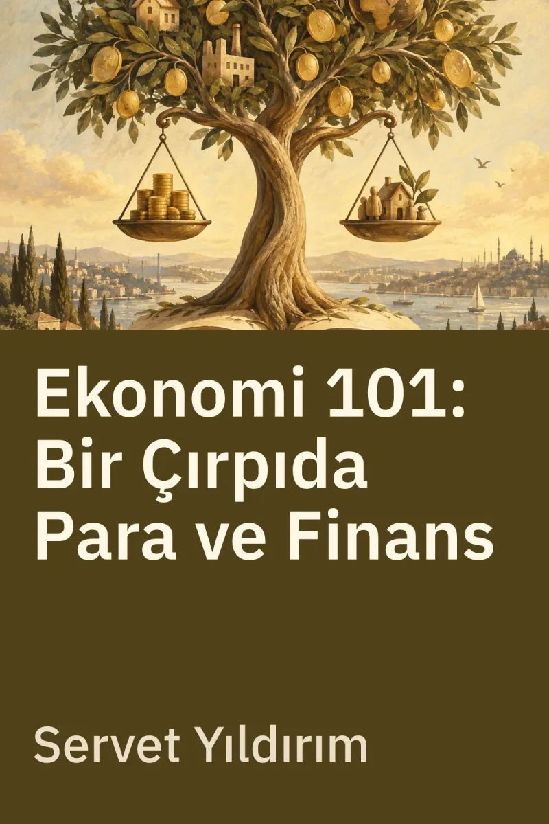 Ekonomi 101: Bir Çırpıda Para ve Finans — Servet Yıldırım özgün kitap illüstrasyonu