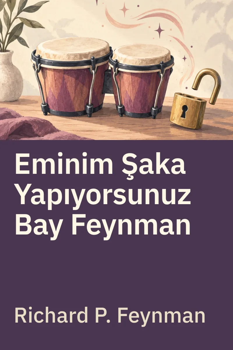Eminim Şaka Yapıyorsunuz Bay Feynman — Richard P. Feynman özgün kitap illüstrasyonu