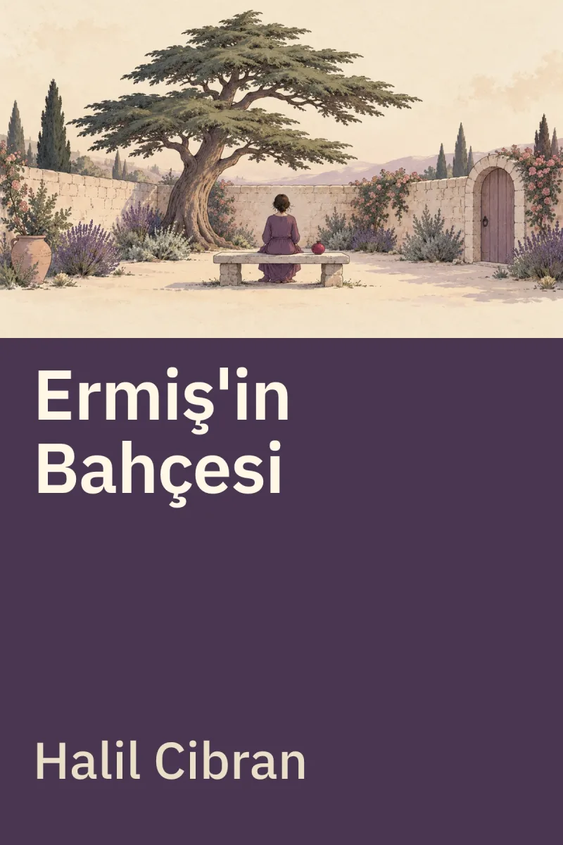 Ermiş'in Bahçesi — Halil Cibran özgün kitap illüstrasyonu