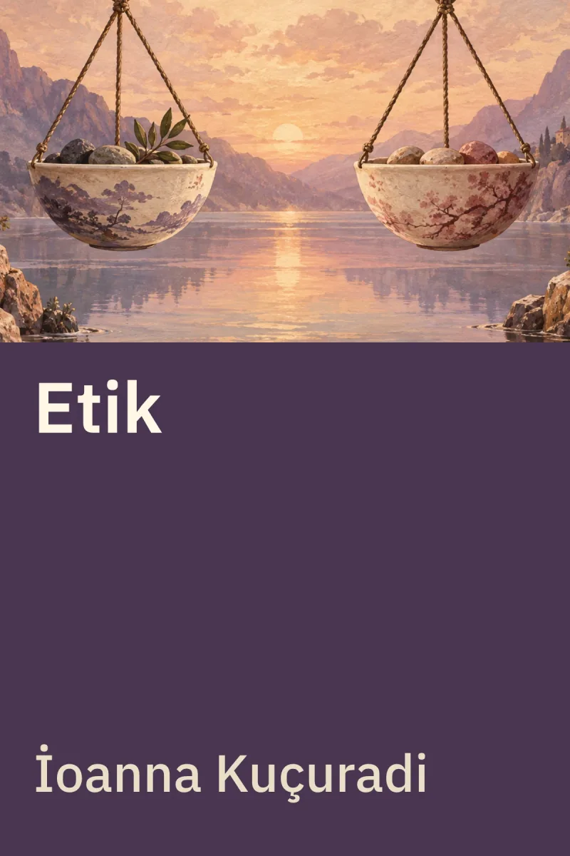 Etik — İoanna Kuçuradi özgün kitap illüstrasyonu