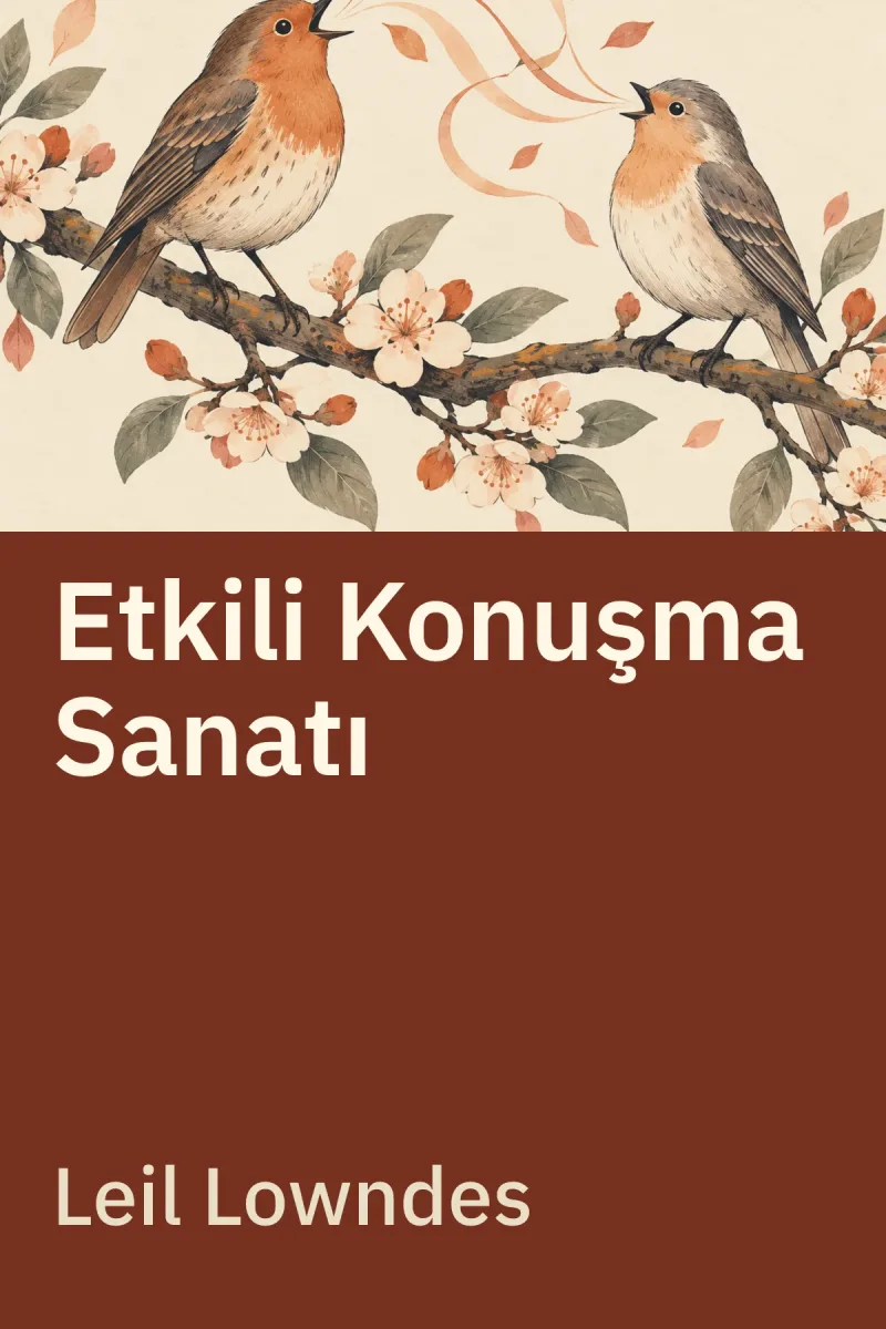 Etkili Konuşma Sanatı — Leil Lowndes özgün kitap illüstrasyonu