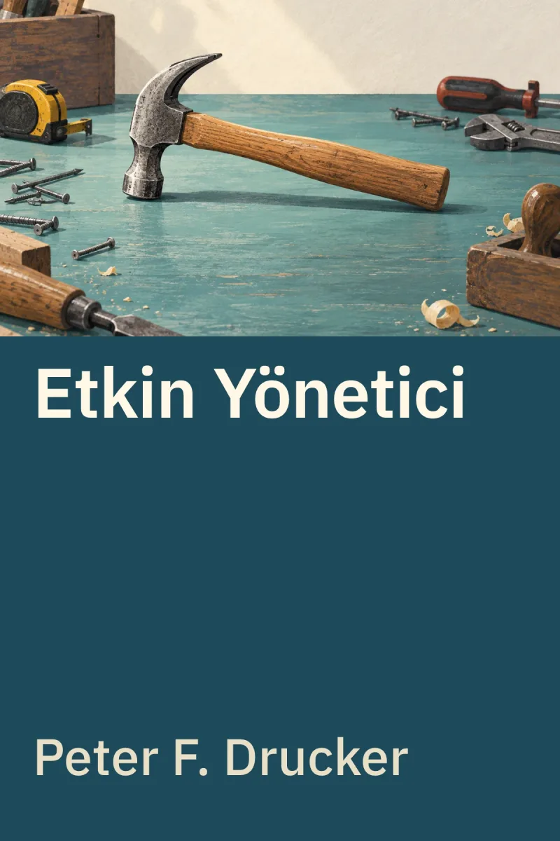 Etkin Yönetici - Doğru Olanı Başarmak İçin Bir Rehber — Peter F. Drucker özgün kitap illüstrasyonu