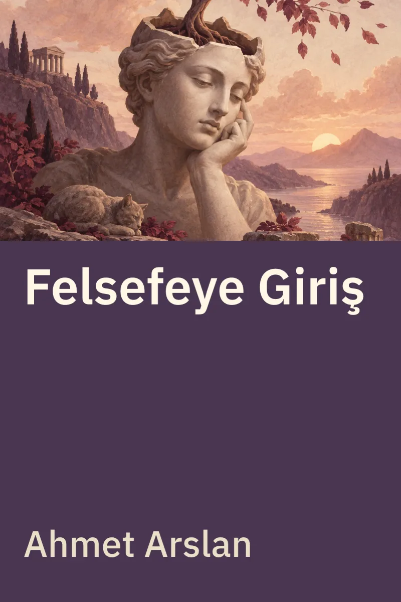 Felsefeye Giriş — Ahmet Arslan özgün kitap illüstrasyonu