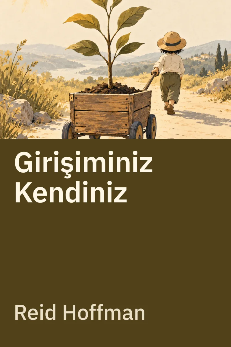 Girişiminiz Kendiniz — Reid Hoffman özgün kitap illüstrasyonu