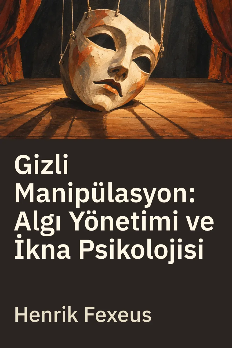 Gizli Manipülasyon: Algı Yönetimi ve İkna Psikolojisi — Henrik Fexeus özgün kitap illüstrasyonu