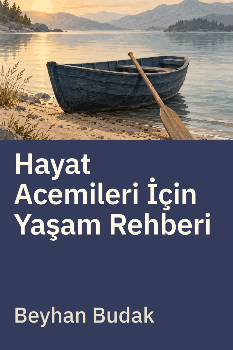 Hayat Acemileri İçin Yaşam Rehberi - Güçlü Bir Psikolojiye Sahip Olmanın Yolları — Beyhan Budak özgün kitap illüstrasyonu