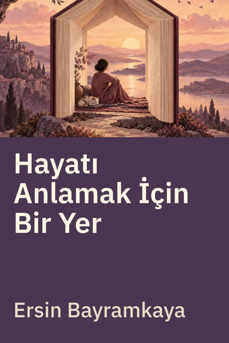 Hayatı Anlamak İçin Bir Yer — Ersin Bayramkaya özgün kitap illüstrasyonu
