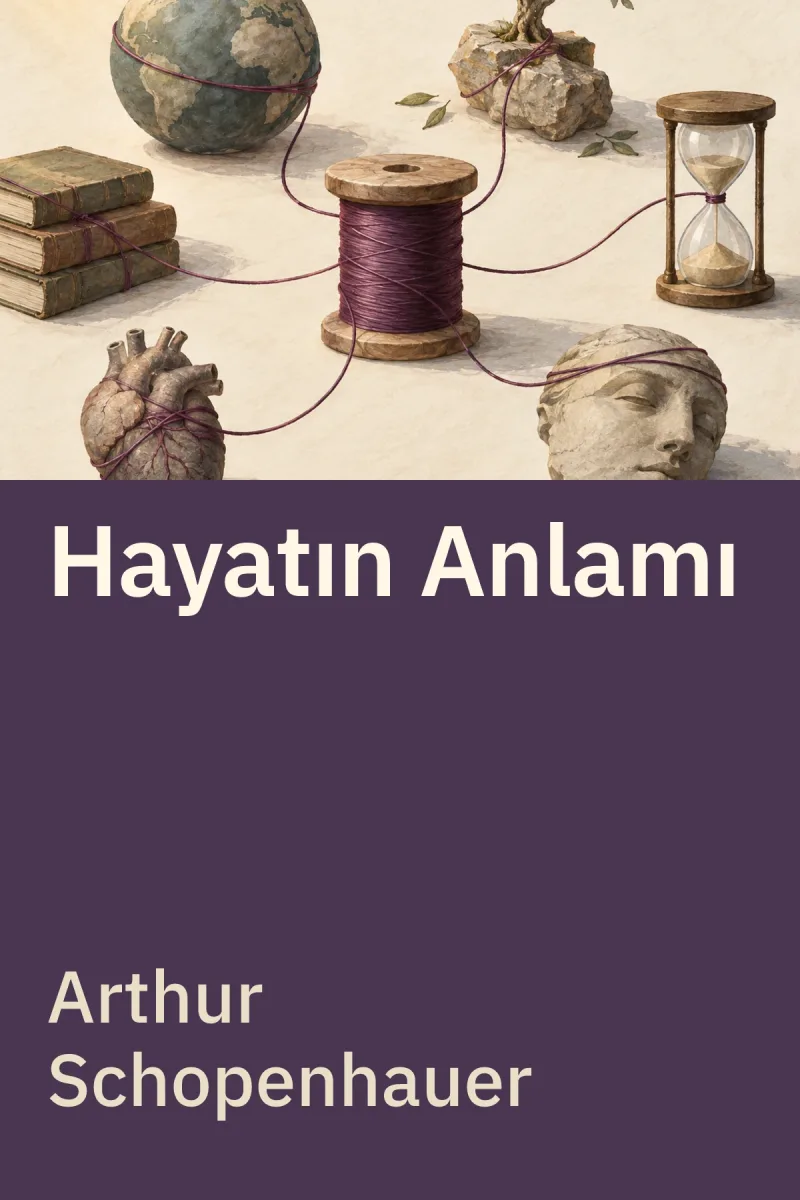 Hayatın Anlamı — Arthur Schopenhauer özgün kitap illüstrasyonu