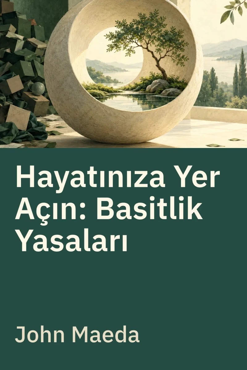 Hayatınıza Yer Açın: Basitlik Yasaları — John Maeda özgün kitap illüstrasyonu