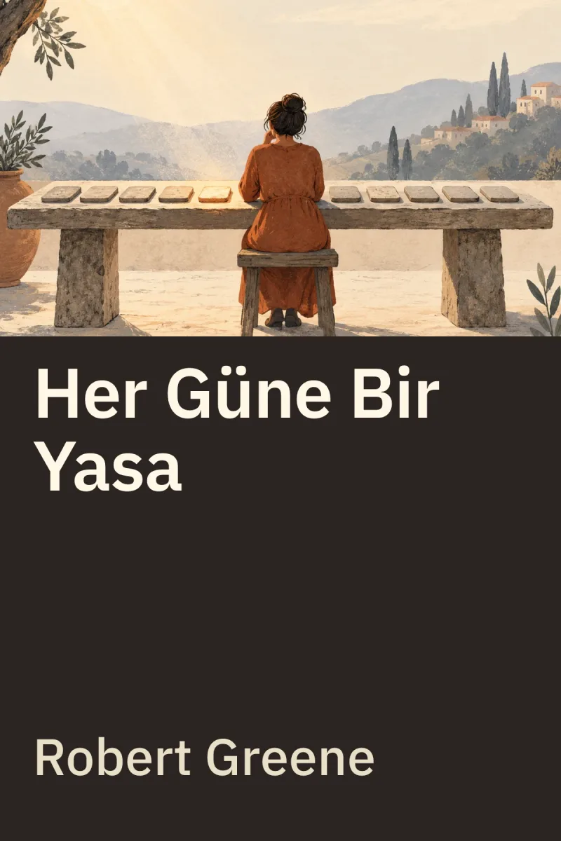 Her Güne Bir Yasa — Robert Greene özgün kitap illüstrasyonu