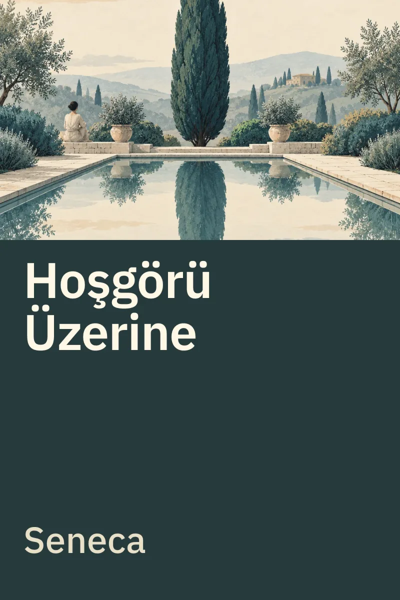 Hoşgörü Üzerine - Ruh Dinginliği Üzerine — Seneca özgün kitap illüstrasyonu