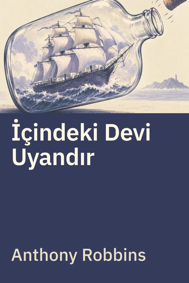 İçindeki Devi Uyandır — Anthony Robbins özgün kitap illüstrasyonu