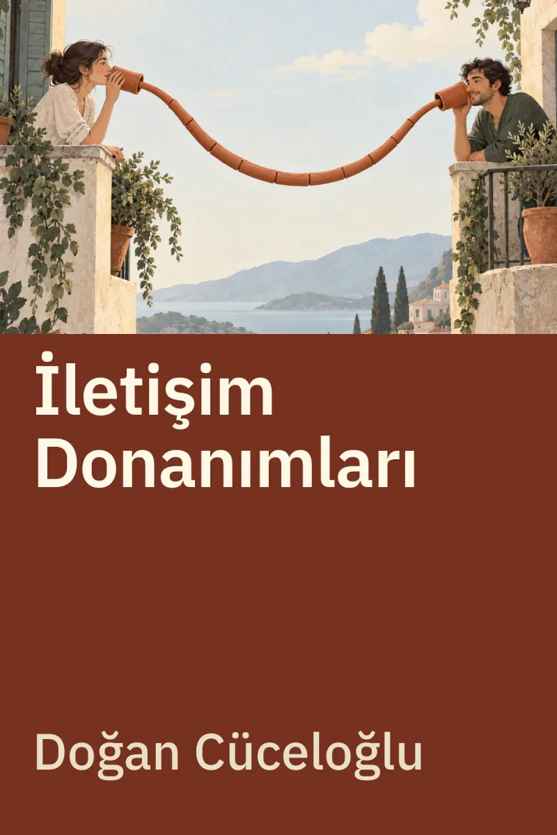 İletişim Donanımları — Doğan Cüceloğlu özgün kitap illüstrasyonu